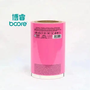 Boorecustom Bedrukte Automatische Gelamineerde Warmteafdichting Aluminiumfolie Voedsel Koffie Zakje Stick Verpakking Plastic Verpakking
