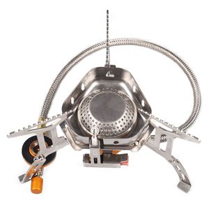 Guanglu Outdoor Windproof Stainless Steel Portable Gas Stove For <b>Camping</b> And Picnic Use With Ignition Device - Product Image 5