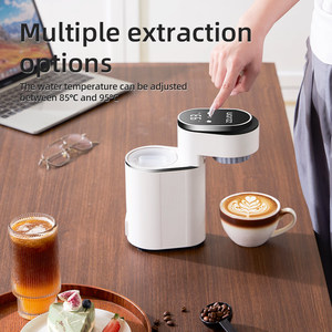 เครื่องชงกาแฟเอสเพรสโซ่อัตโนมัติขนาดเล็กพกพาสะดวก พร้อมตัวเครื่องทำจากพลาสติก ความจุ 9 ถ้วย เหมาะสำหรับใช้ในโรงแรม ภายนอกอาคาร และในครัวเรือน - Product Image 4