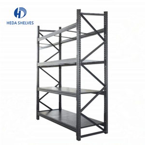 <span class=keywords><strong>4</strong></span> طبقة الطبقة ورقة رف معدني قابل للتعديل بولتلس الصناعية مستودع مخزن كراج حامل رف للتخزين - Product Image 6