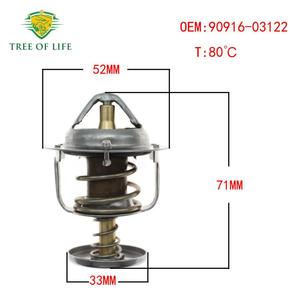 Thermostat de moteur Tree Of Life 90916-03122 pour Toyota 80C, pièce de rechange - Product Image 4