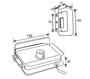 Serrature Elettriche di Sicurezza all'Ingrosso, Serrature Elettroniche Impermeabili per Interni, Serrature Magnetiche per Porte - Product Image 6