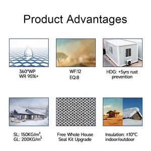 คอนเทนเนอร์แพ็คแบน20FT ความแข็งแรงสูงอเนกประสงค์ปรับแต่งได้สำหรับการจัดเก็บ/สำนักงาน - Product Image 4