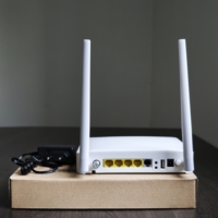 GPON ONU 4GE WiFi de Doble Banda CATV IPTV FTTH XPON ONT para Solución Triple Play de ISP, Compatible con Servicio IPTV / IGMP / Configuración VLAN