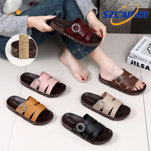 รองเท้าแตะแบบสวมเปิดนิ้วเท้า สำหรับวัยรุ่น ผลิตจาก PVC กันน้ำ แห้งเร็ว กันลื่น เหมาะสำหรับกิจกรรมกลางแจ้ง - Product Image 4