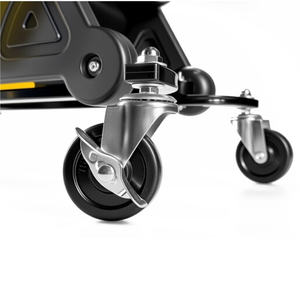 Tabouret roulant pour le <span class=keywords><strong>detailing</strong></span> automobile RS-001, avec deux plateaux latéraux pour outils, un tiroir central, 4 roues pivotantes avec frein, capacité de charge de 150 kg pour l'automobile - Product Image 4