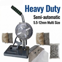 Machine à œillets semi-automatique pour fixation de 5,5 mm sur toile