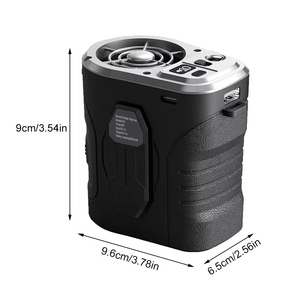 Ventilateur portable de ceinture 8000 mAh, rechargeable par USB, pour camping, randonnée, escalade, mini ventilateur à suspendre à la taille - Product Image 2