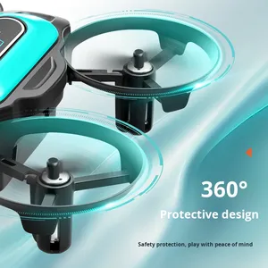 Mini Dron XD2 con Protección de Cuatro Anillos, Presión de Aire, Mantenimiento de Altitud, Resistente a Choques, Anticolisión, 4 Ejes, Plegable - Product Image 4
