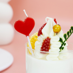Wholesale <strong>Red</strong> Heart Shaped Birthday Cake <strong>Candles</strong> - Product Image 6