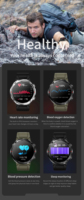 Montre connectée T30 BT Call, étanche IP68, écran rond HD de 1,6 pouce, suivi du sommeil, calendrier, ultra-extérieur, autonomie de la batterie de 5 à 10 jours