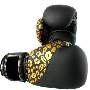 Guantes de boxeo de entrenamiento de boxeo profesional Diseño personalizado Cuero de PU Logotipo personalizado Guantes de boxeo de tamaño personalizado - Product Image 5