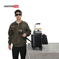 Machine de nettoyage laser efficace 200W/300W à impulsions, portable, pour la restauration du métal, du bois et de la pierre
