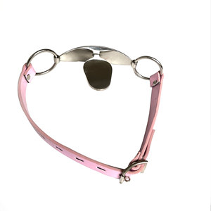 Morsure équestre en acier inoxydable réglable avec harnais en cuir et abaisse-langue – Jouets sexuels pour adultes - Product Image 5