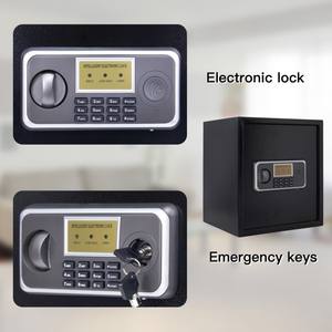 उच्च गुणवत्ता वाले वाणिज्यिक लौह फायरप्रूफ डिजिटल पासवर्ड सुरक्षित बॉक्स विक्रेता द्वारा आपूर्ति किए जाने वाले इलेक्ट्रॉनिक डिजिटल लॉक के साथ सुरक्षित बॉक्स - Product Image 6