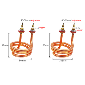 Calentador Tubular en Espiral de Acero Inoxidable de 220v 1000w con Resistencia Eléctrica para Máquina de Agua Destilada - Product Image 4