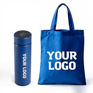 Logo <b>Smart</b> With Led Temperature Display for Promo Business Gift Vacuum Insulated 500Ml Water Bottle - Product Image 1