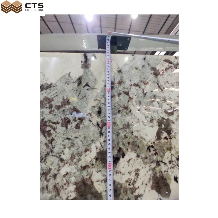 Luxury Light through polish snow fox marble slab product bar countertops interior wall decor tile