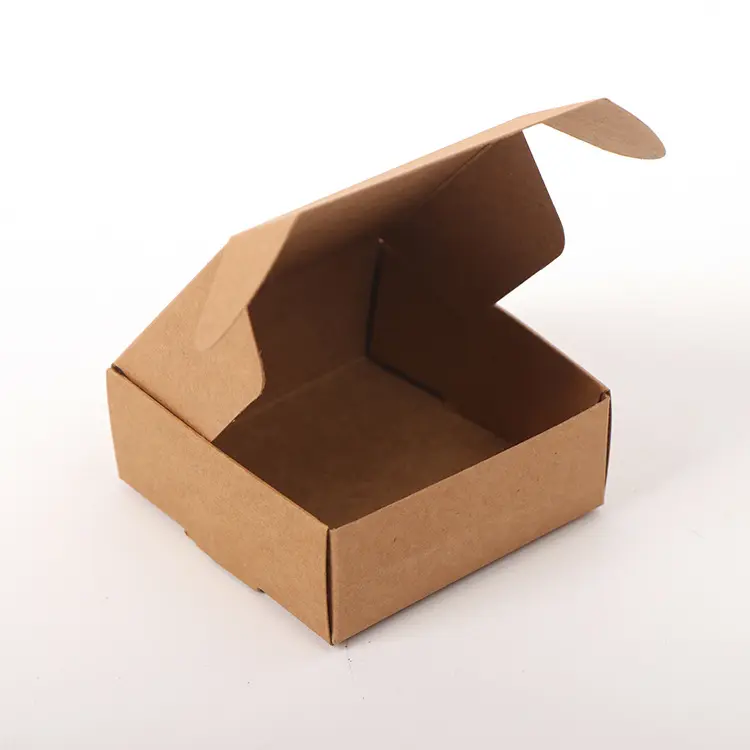 Kraft kağıt ambalaj kutusu için kahverengi Moving oluklu karton nakliye kutuları posta