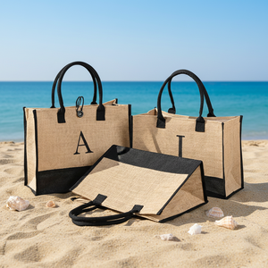 Bolsa de Mano de Gran Capacidad, Diseño Nórdico con Letras del Alfabeto, Asa de Mano, Práctica y Personalizable de Fábrica - Product Image 6