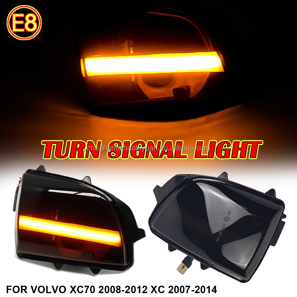 Feux Clignotants Latéraux LED Dynamiques TitanAuto Pour Volvo S60/V70/XC90 - Clignotement Séquentiel Ambre