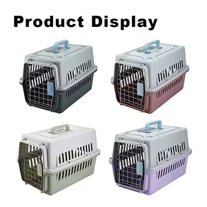 Transportadora de Mascotas con Ruedas, Jaula de Viaje Grande de Plástico Portátil, Aprobada por Aerolíneas, <span class=keywords><strong>para</strong></span> Perros y Gatos, en <span class=keywords><strong>Venta</strong></span> - Product Image 6
