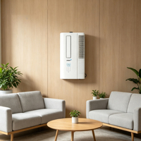 Réfrigérateur Économe en Énergie 12000 BTU, Réfrigérant Écologique, Haute Capacité de Refroidissement, Fréquence Variable, Électrique Domestique 220V 50Hz, Tout-en-un