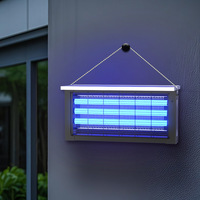 Nouvelle lampe anti-moustiques solaire LED, résistante à la pluie, à choc électrique, pour l'intérieur, l'extérieur, le jardin, la terrasse, le parc