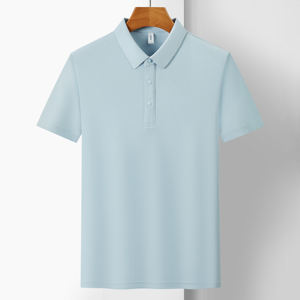 Polos de sport d'extérieur personnalisés pour hommes, respirants, à séchage rapide, pour la randonnée, la salle de sport, t-shirt simple à manches courtes réfléchissant - Product Image 2