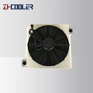 Refroidisseur <span class=keywords><strong>d</strong></span>'huile hydraulique à contre-courant refroidi par air avec ventilateur électrique Échangeurs de chaleur à usage industriel - Product Image 1