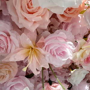 Arco Floreale Rosa con <span class=keywords><strong>Farfalle</strong></span> e Luna, Decorazione per Matrimoni, Sfondo Romantico per Proposte, Fiori di Seta Fatti a Mano - Product Image 4