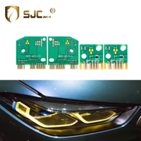 SJC Auto Part DRL Puce Convient pour BMW M8 8 SERIES F9X F91 F92 F93 G14 G15 Jaune LED Phares Conseil (2019 - PRESENT Laser)