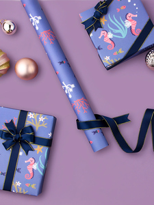Wholesale 80g coated <b>Paper</b> 43*300cm Luxury Custom Gift Packaging <b>Wrapping</b> <b>Paper</b> <b>Roll</b> - Product Image 2