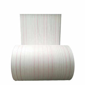 Kunden spezifische weiß gewebte Polypropylen rollen PP Polypropylen gewebte Tasche Röhrenförmige Polypropylen-Stoff rollen - Product Image 5