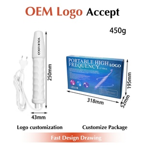 Varita de Belleza Facial 4 en 1, Terapia de Electrodos para el Tratamiento del Acné, Ozono, Máquina Facial Portátil de Alta Frecuencia - Product Image 6