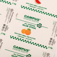 Pegatinas de diseño personalizado con protección UV, etiquetas de impresión resistentes a los arañazos y deformaciones para papelería de oficina