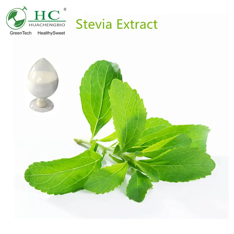 Natuurlijke Zoetstof Ra95 %,97%,98% Stevia Rebaudiana Extract Stevia Bladextract