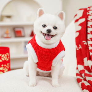 Chaleco Cálido para Mascotas de Felpa, Lana y Poliéster para Otoño e Invierno, Diseño a Cuadros, Anti-Perdida de Pelo, Ropa Suave para Perros y Gatos, Venta al por Mayor - Product Image 6