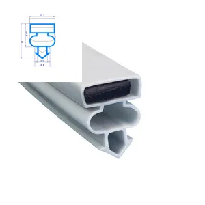 Customized Refrigerator Door Gasket Magnetic PVC <strong>Seal</strong> Plastic Product Supplier Freezer Cold Room <strong>Window</strong> Rubber <strong>Seal</strong> - Product Image 1