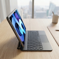 Clavier sans fil USB RGB rétroéclairé avec pavé tactile ultra-mince pleine taille, qualité supérieure, fournisseur d'or, nouveau produit