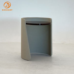 <span class=keywords><strong>Mesas</strong></span> Auxiliares de Diseño Italiano para Sala de Estar, Mesa de <span class=keywords><strong>Centro</strong></span> Redonda de Madera Marrón Moderna - Product Image 2