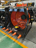 Godet rotatif hydraulique pour excavatrice, idéal pour la séparation des déchets de construction, du sable et des pierres