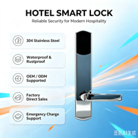 Cerradura Electrónica para Hotel con Aplicación Tuya de Alta Seguridad, Venta Directa de Fábrica Original en China, para Habitaciones de Hotel