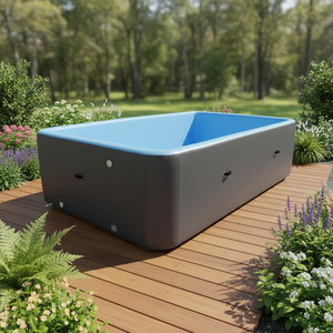 Piscina Familiar Inflable <span class=keywords><strong>de</strong></span> PVC con Kits <span class=keywords><strong>de</strong></span> <span class=keywords><strong>Reparación</strong></span> para Uso en Interiores <span class=keywords><strong>y</strong></span> Exteriores para Todas las Edades - Product Image 1