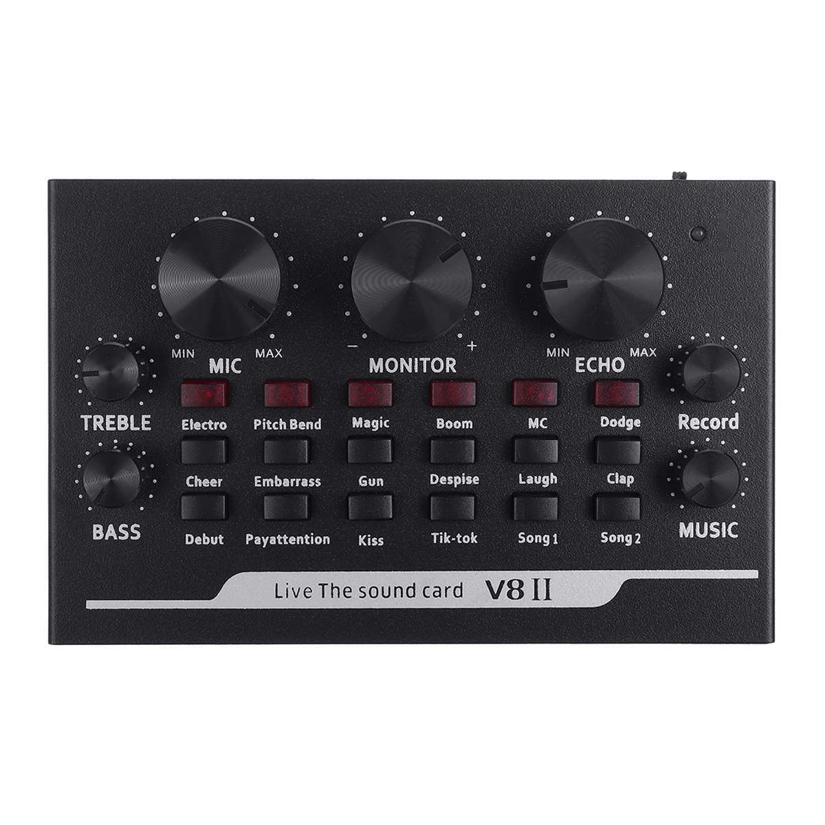 Bm 800 micrófono de condensador de estudio V8 II tarjeta de sonido de Webcast de grabación en directo