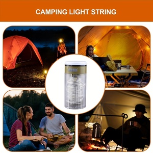 MultiFunctional <b>Outdoor</b> LED Camping <b>Light</b> Waterproof Atmosphere <b>Light</b> Rechargeable Storage <b>String</b> <b>Light</b> Tent Lamp - Product Image 4