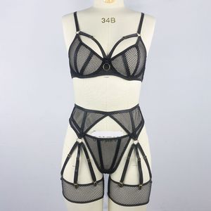 Nouvelle lingerie sexy pour femmes matures, très vendue, avec nœud, dentelle ajourée en nylon, tissu fin, soutiens-gorge, nuisettes et sous-vêtements - Product Image 6