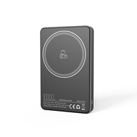 Batería Externa Magnética Delgada de Aleación de Aluminio de 10000 mAh y 20 W con Carga Inalámbrica Confiable y Movilidad Diaria