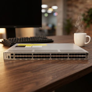 Commutateur d'entreprise de la série C9200, modèle C9200-24P-E, 24 ports PoE+, avec uplink modulaire, essentiel pour la mise en réseau - Product Image 1