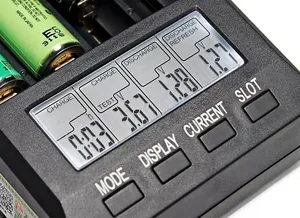 Chargeur de batterie LCD portable intelligent <span class=keywords><strong>Opus</strong></span> <span class=keywords><strong>BT</strong></span>-<span class=keywords><strong>C3100</strong></span> V2.2 Testeur d'analyseur à 4 emplacements pour batteries Li-ion NiMH AA pour appareil photo - Product Image 6